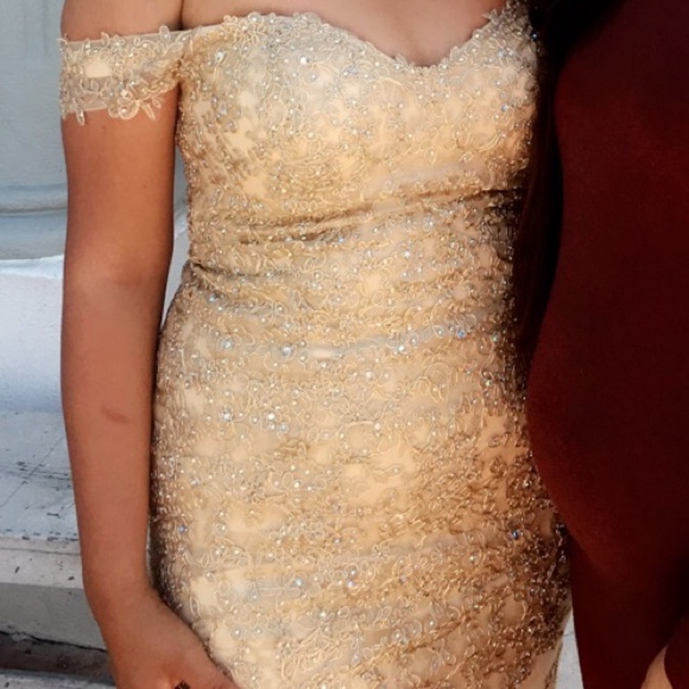 Long mermaid style dress